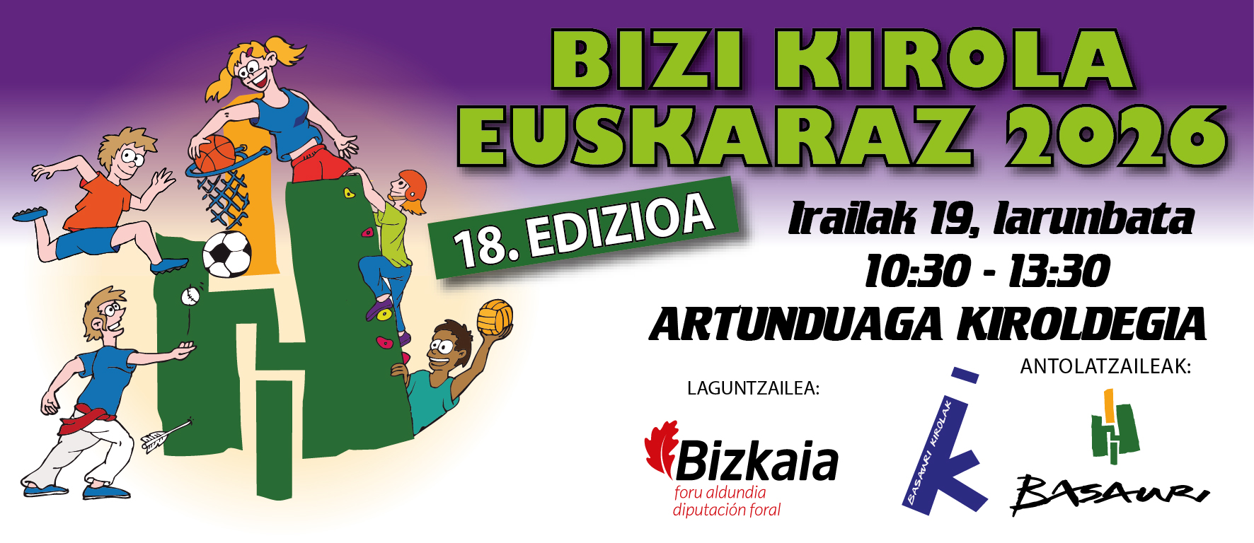 Bizi kirola euskaraz 2026