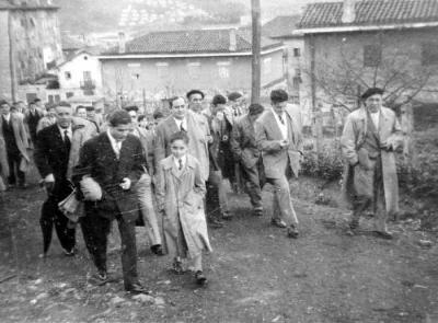 Piru Gainza subiendo a Basozelai