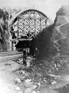 Puente trinchera construccion