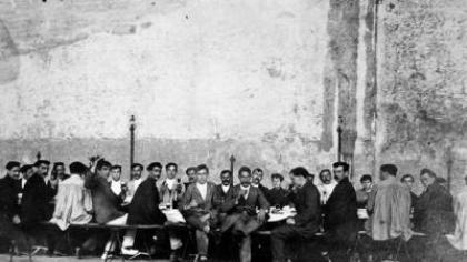 Comida panaderos frontón Goyarrola